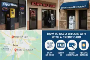Bitcoin ATM with Credit Card in Denton