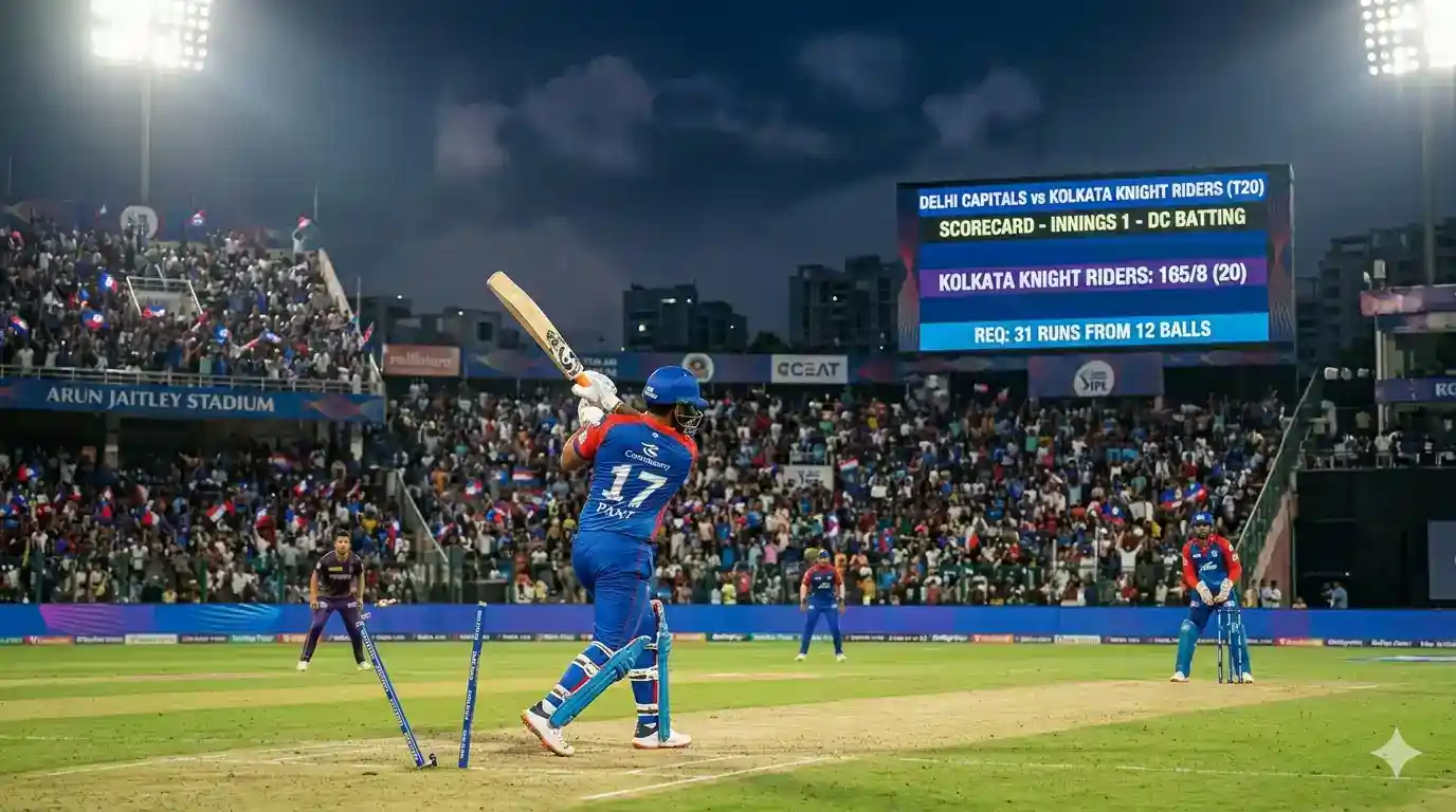 Delhi Capitals vs Kolkata Knight Riders Match Scorecard