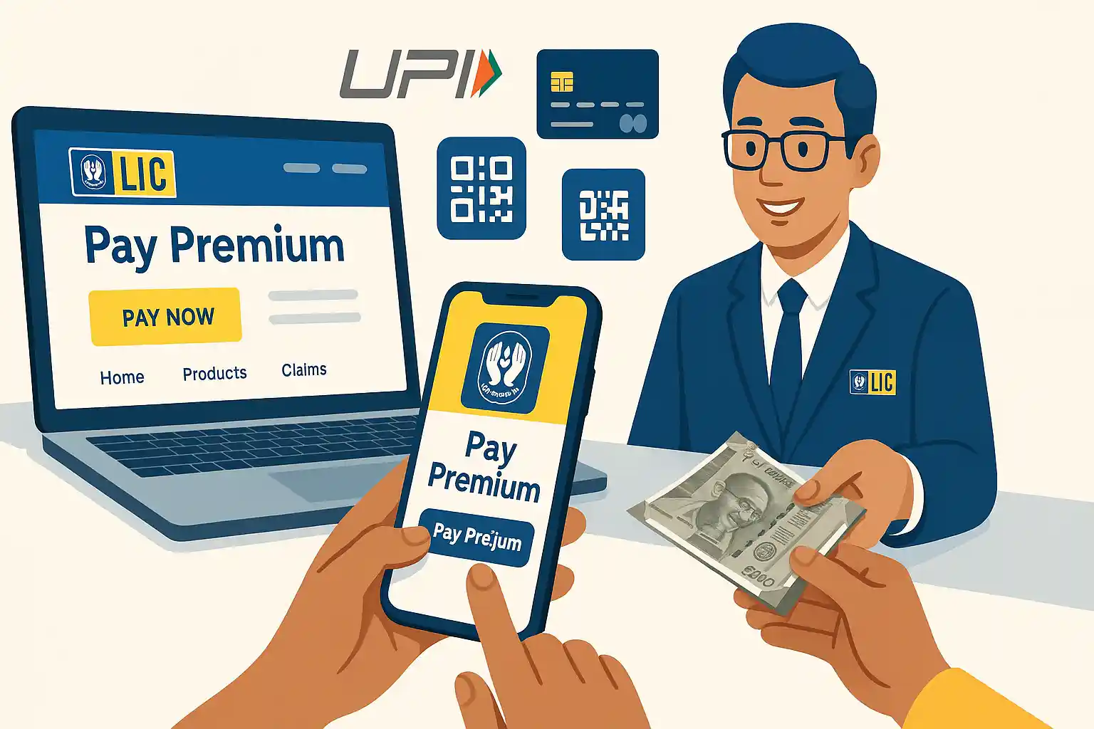 Life Insurance Corporation of India Premium Payment